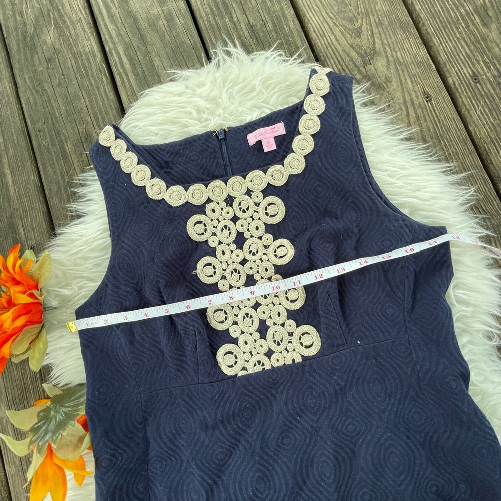GORGEOUS navy dress Lilly Pulitzer - Picture 6 of 9